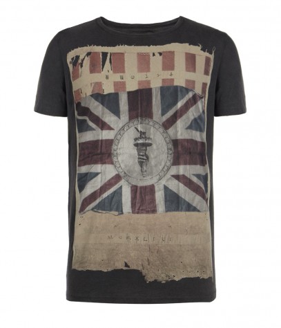 Jacks Slouch Ss Crew, Men, Graphic T Shirts, AllSaints Spitalfields