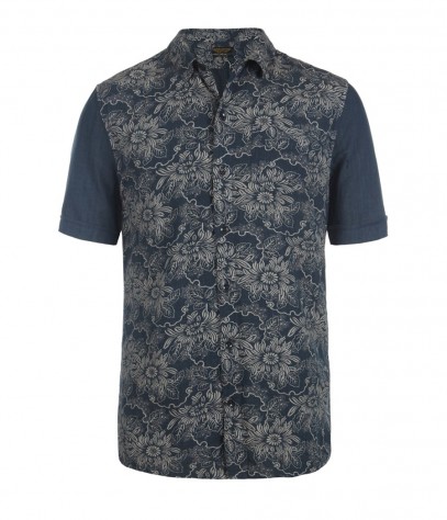 Audubon Short Sleeved Shirt, Men, Shirts, AllSaints Spitalfields