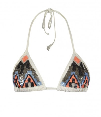 Aztec Bikini Top, Women, Beachwear, AllSaints Spitalfields