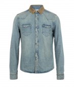 Chemises boutonnées homme  Tissu écossais, Jean  AllSaints