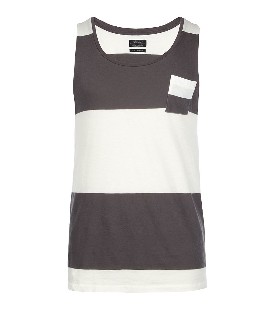 Redwood Raw Arm Tank, Men, Jersey, AllSaints Spitalfields