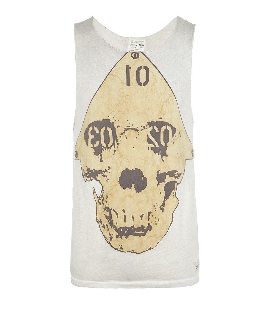 Arrow Raw Cut Racer Tank, Men, Graphic T Shirts, AllSaints 