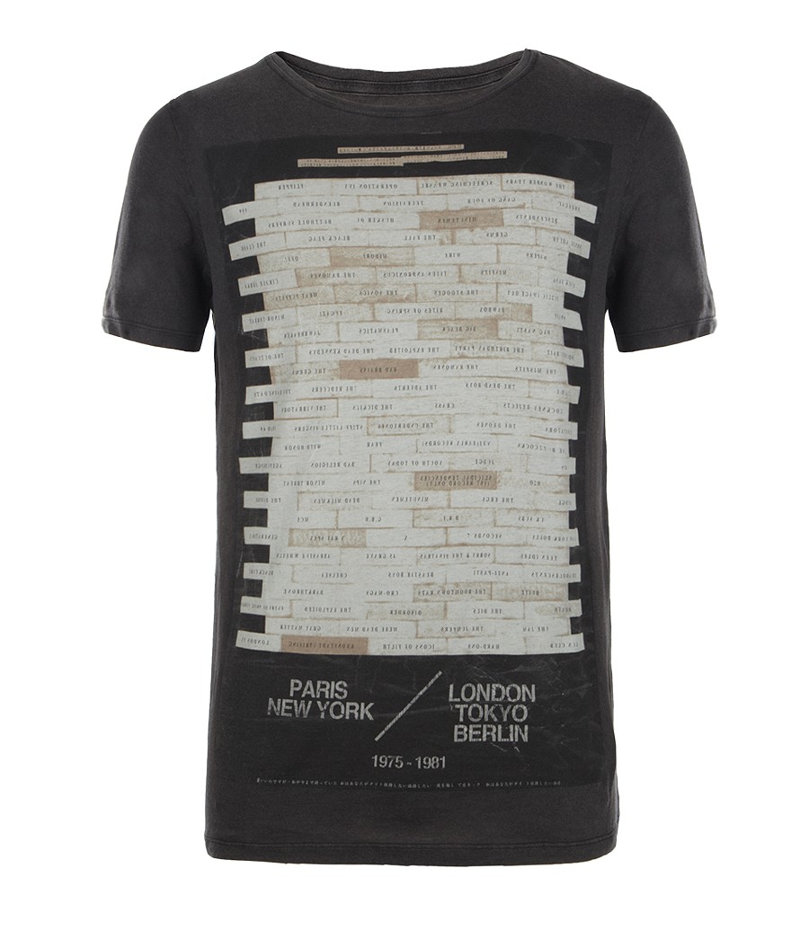 Chequers Classic Crew T shirt, Men, Graphic T Shirts, AllSaints 