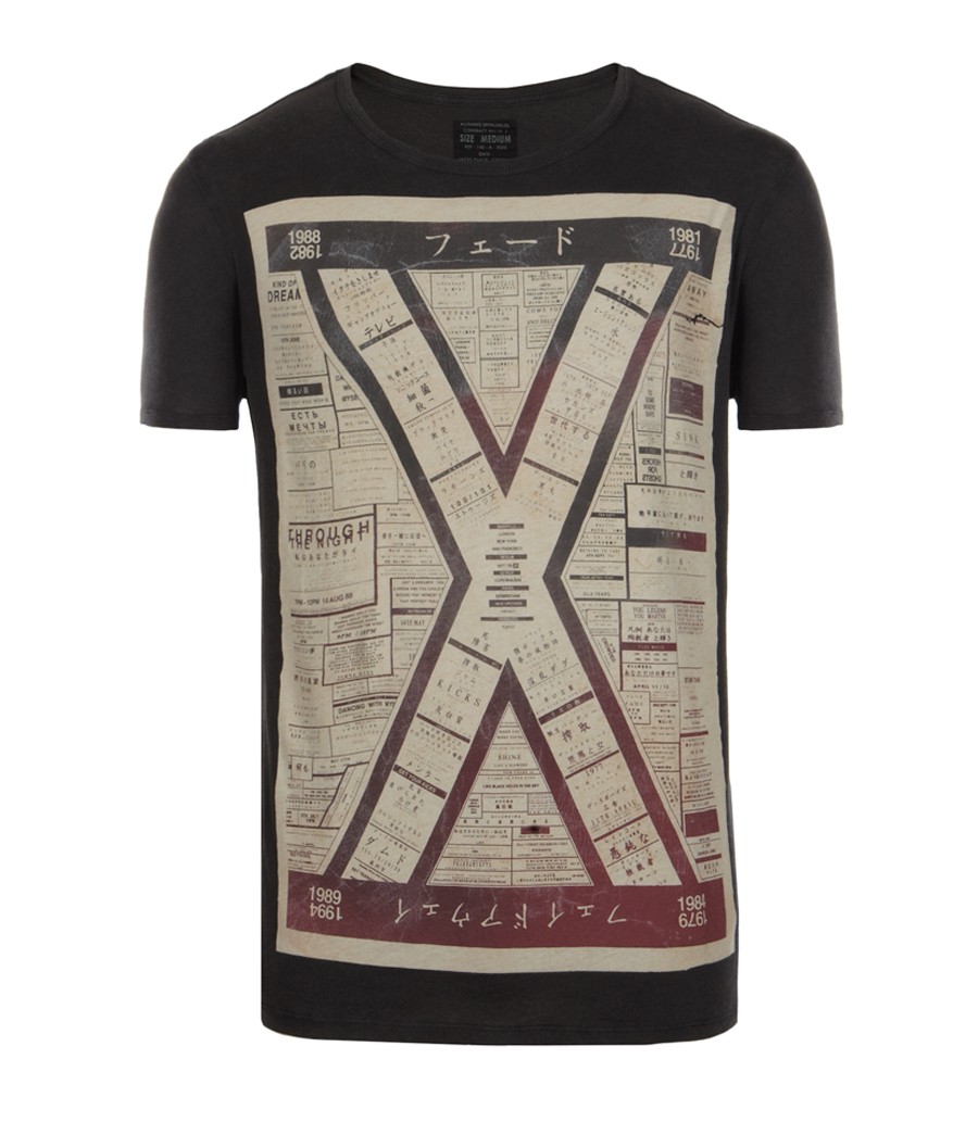 Junction Slouch Crew T shirt, Men, Graphic T Shirts, AllSaints 