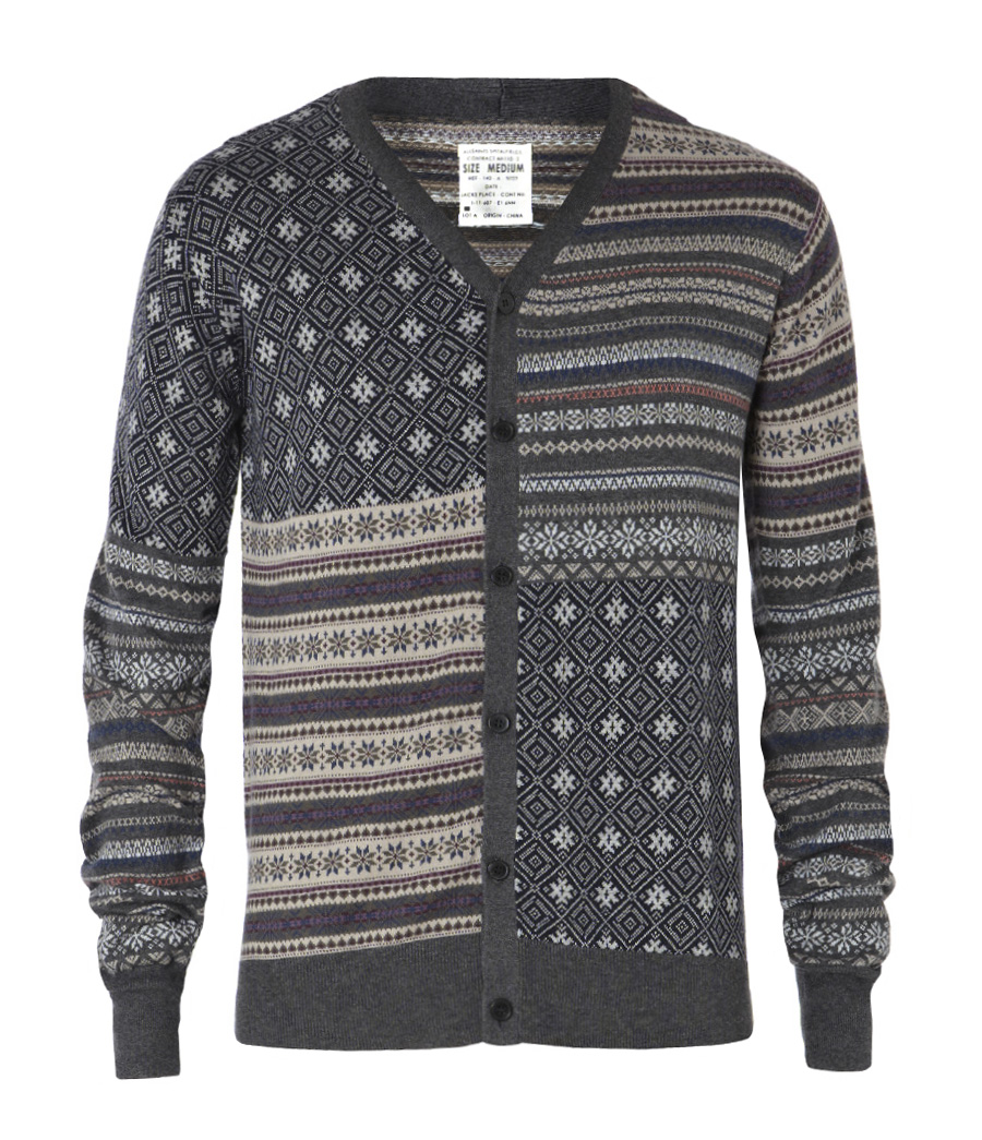 Oslo Patchwork Cardigan, , , AllSaints Spitalfields