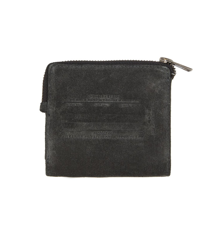 Suede Cleat Wallet, Men, Wallets, AllSaints Spitalfields