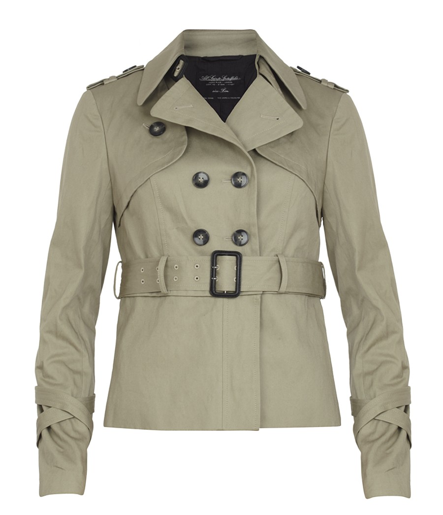 Indra Mini Mac, Women, Outerwear, AllSaints Spitalfields