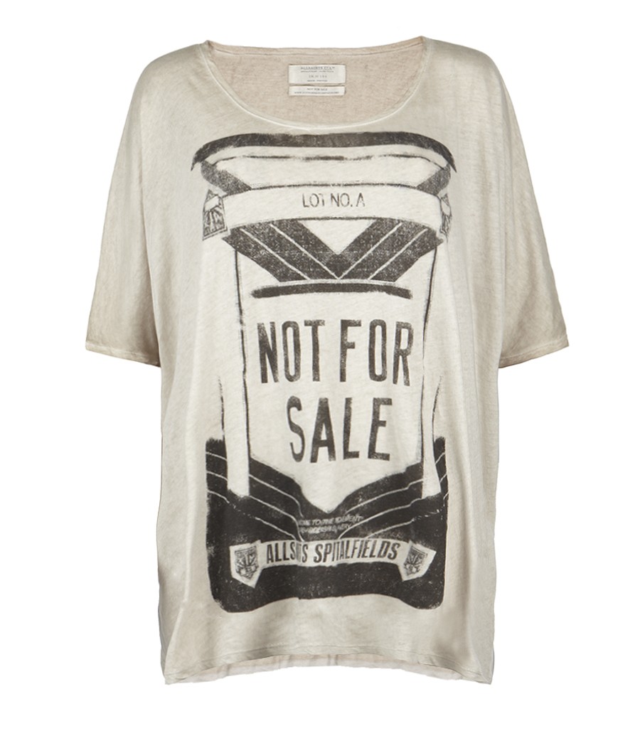 Stamped Top, Women, Graphic T Shirts, AllSaints Spitalfields