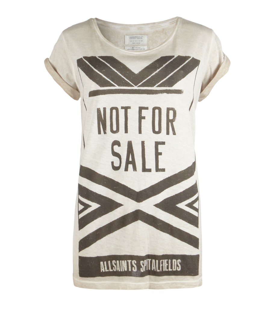 Statement Crew T shirt, Sale, Sale Women, AllSaints Spitalfields