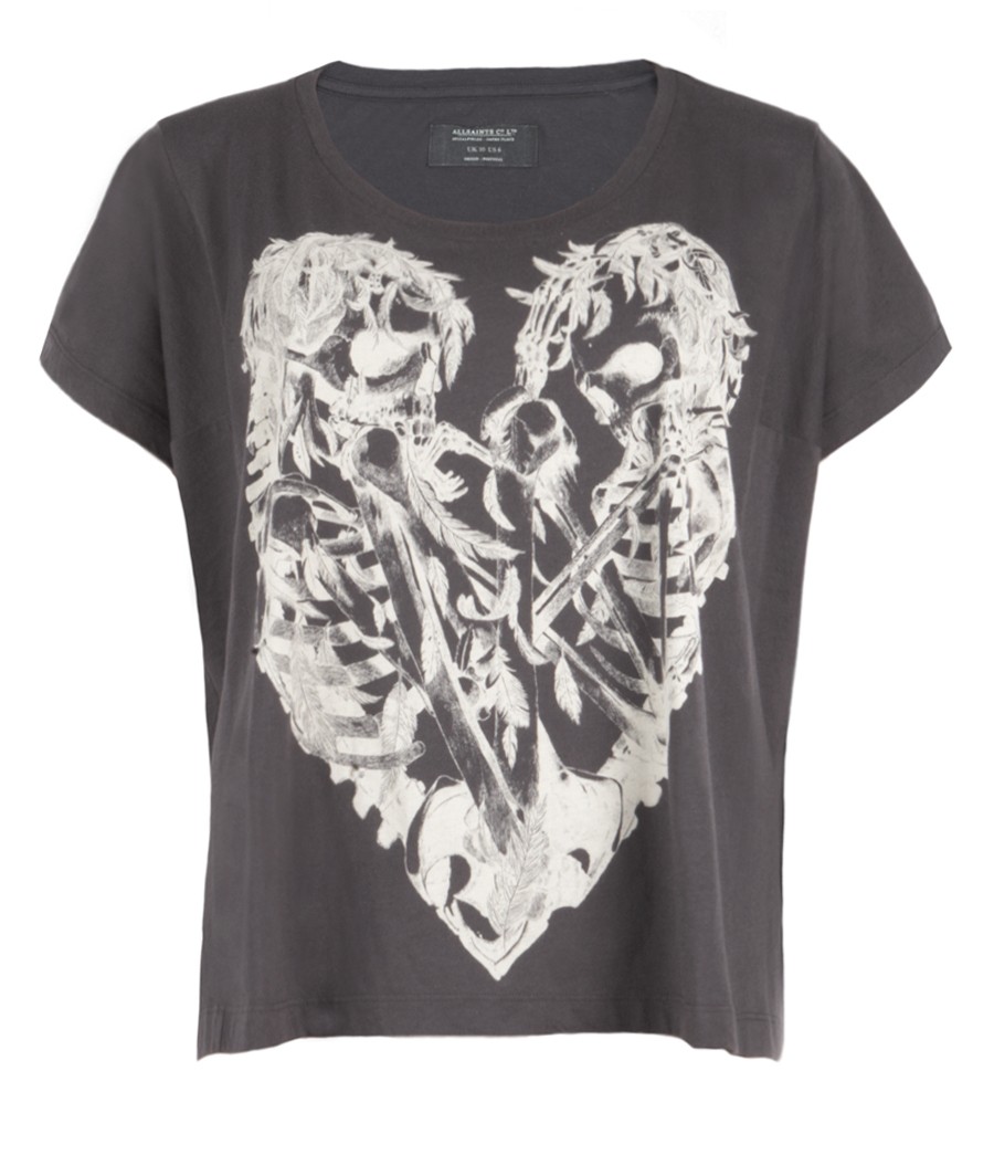 True Love Tee, Women, Graphic T Shirts, AllSaints Spitalfields