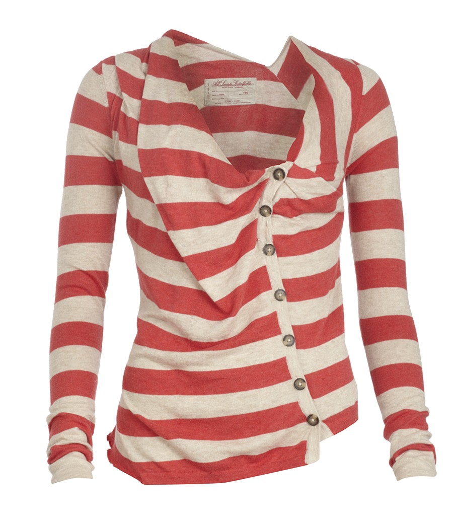 Stripe Manila Cardigan, , , AllSaints Spitalfields