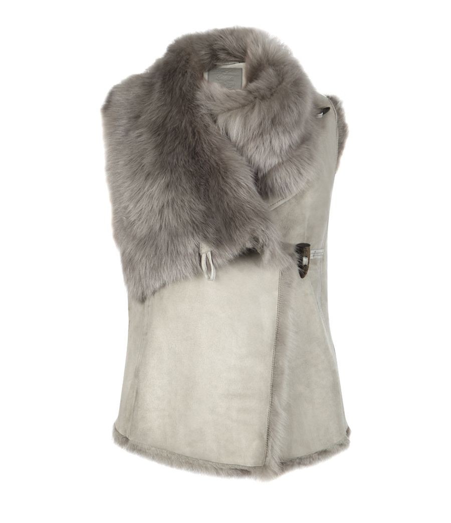 Caradon Gilet, Women, Sheepskin, AllSaints Spitalfields