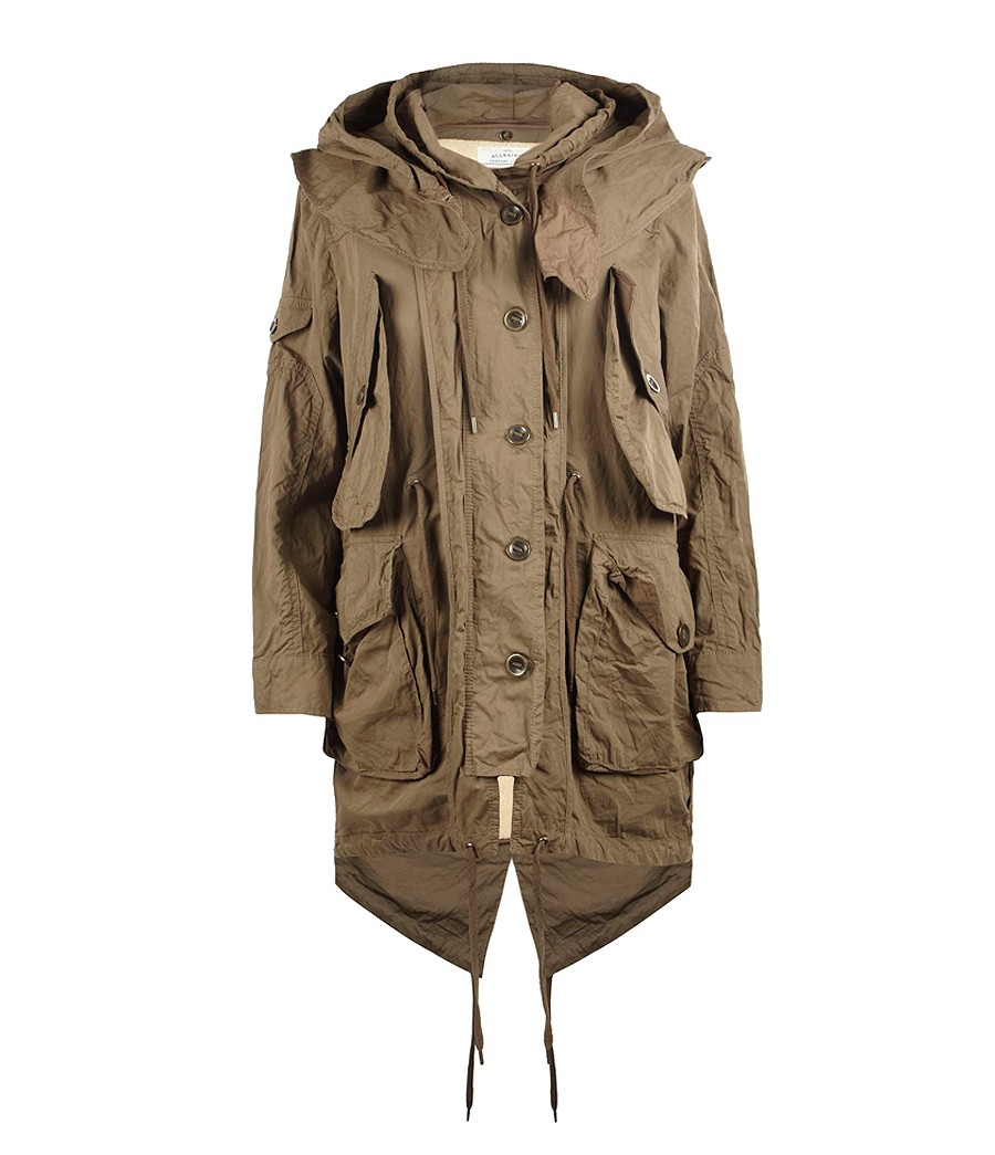 Sahara Parka, Women, Outerwear, AllSaints Spitalfields