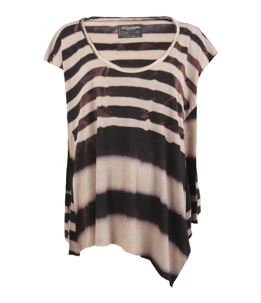 Bleach Zebra Top, Women, Tops, AllSaints Spitalfields