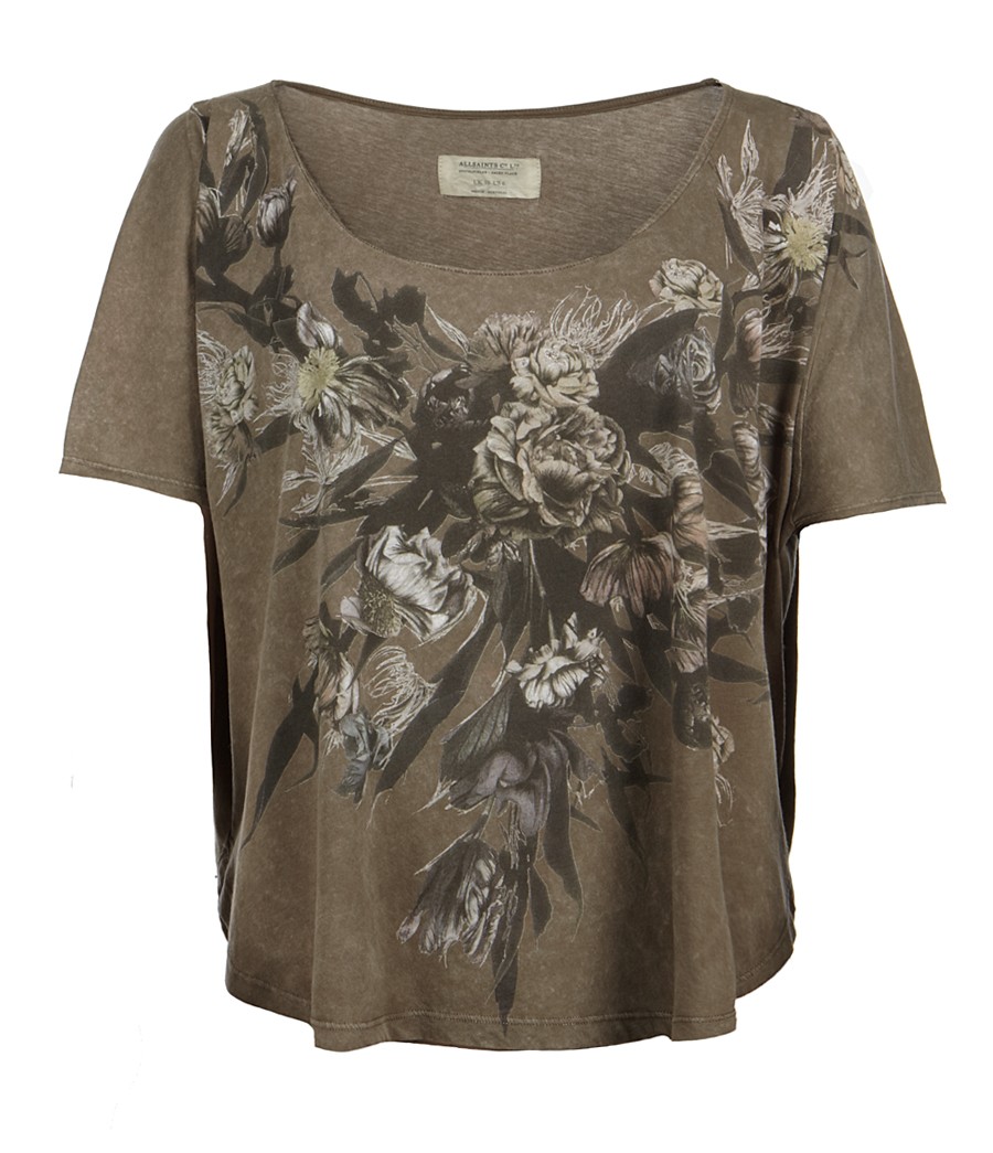 Deadblooms T shirt, Women, Graphic T Shirts, AllSaints Spitalfields