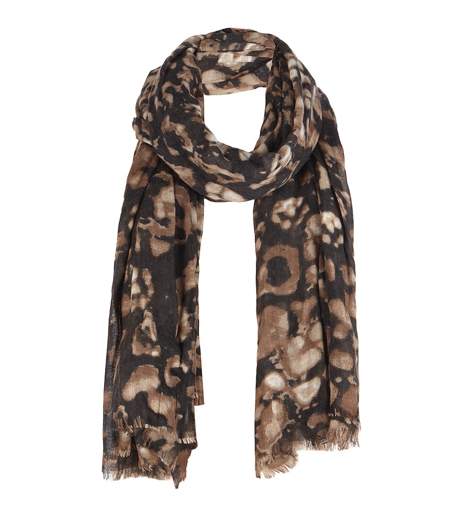 Camouflage Scarf, Women, Scarves, AllSaints Spitalfields